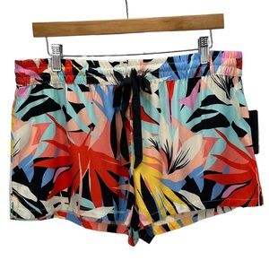 PJ Salvage Bright Floral Tropical Staycation Print Lounge Sleep Shorts - RXTSS